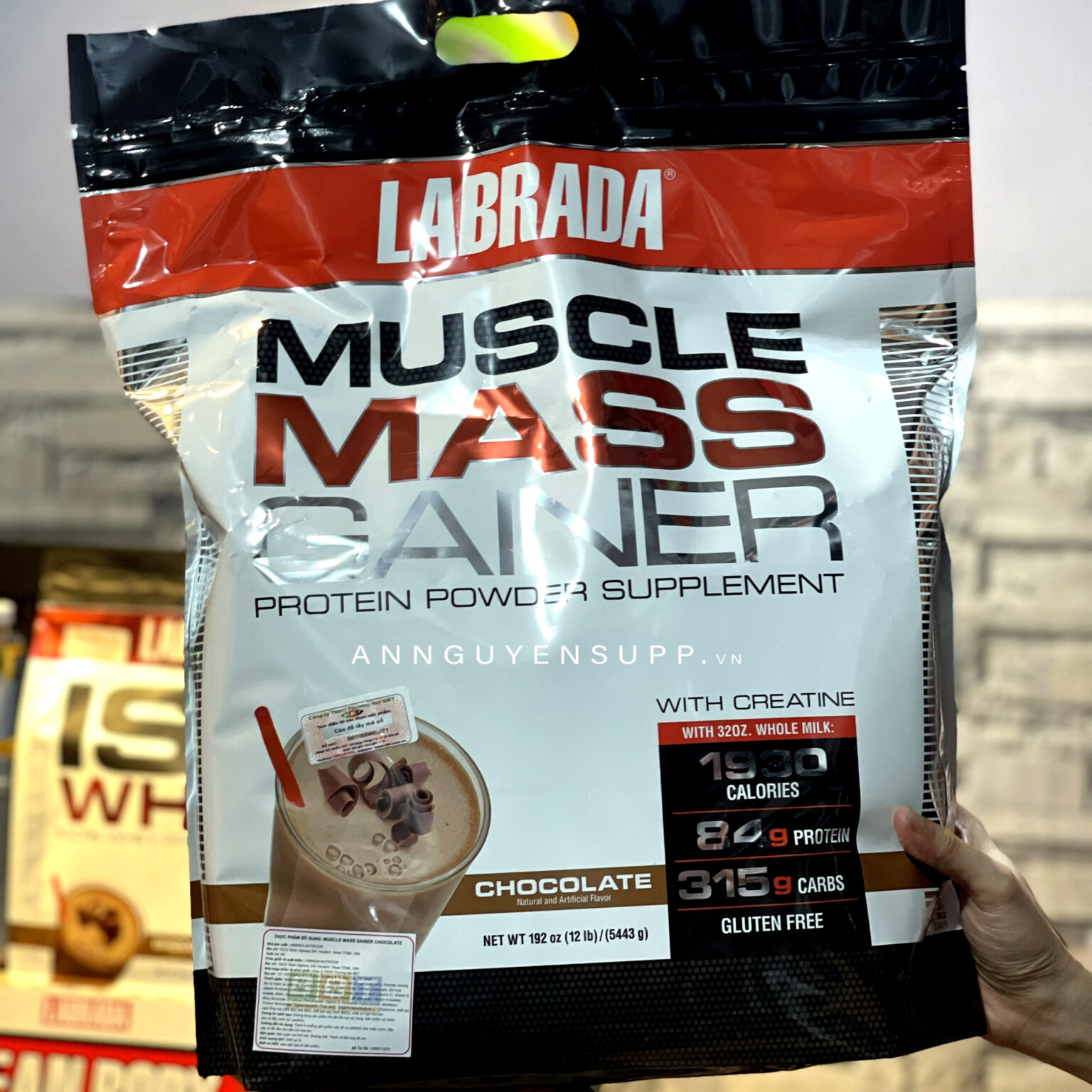 Labrada Muscle Mass Gainer Bịch 5 4kg Sữa Tăng Cân Chính Hãng Bbt Annguyensupp Vn